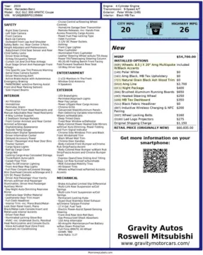 Another view of 2023 Mercedes-Benz GLC 300 Coupe for sale in Roswell, GA at Gravity Autos Roswell