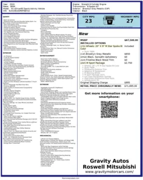 Another view of 2024 BMW X5 xDrive40i for sale in Roswell, GA at Gravity Autos Roswell