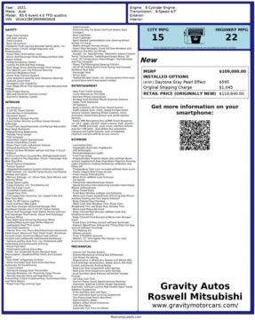 Another view of 2021 Audi RS 6 4.2 for sale in Roswell, GA at Gravity Autos Roswell