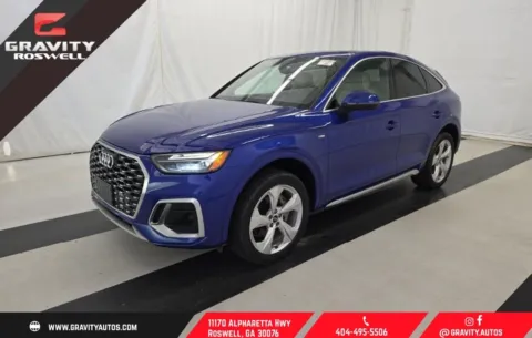 Blue 2023 Audi Q5 Sportback 45 S line Premium for sale in Roswell, GA