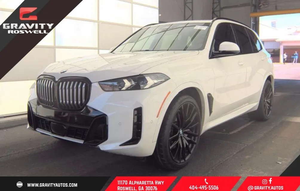 White 2024 BMW X5 xDrive40i for sale in Roswell, GA
