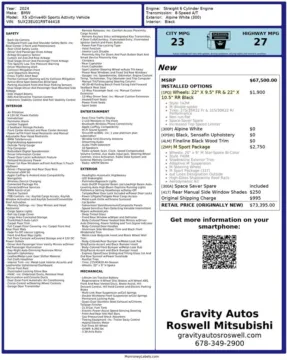 Another view of 2024 BMW X5 xDrive40i for sale in Roswell, GA at Gravity Autos Roswell