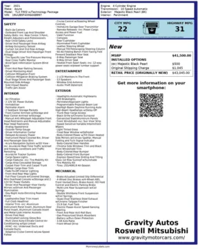 Another view of 2021 Acura TLX Technology Package for sale in Roswell, GA at Gravity Autos Roswell