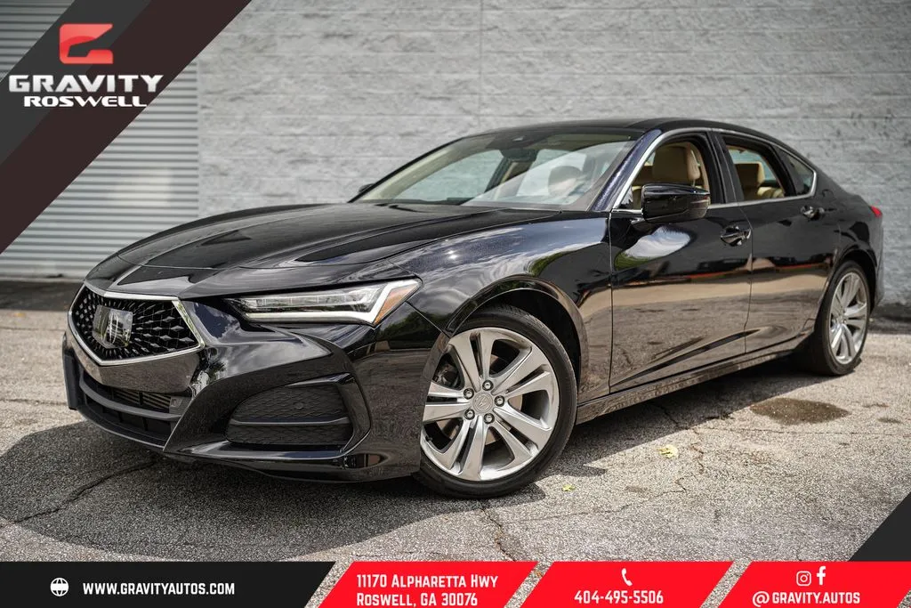 Black 2021 Acura TLX Technology Package for sale in Roswell, GA