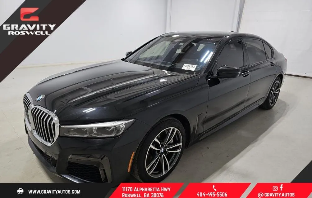 Black 2022 BMW 7 Series 750i xDrive for sale in Roswell, GA