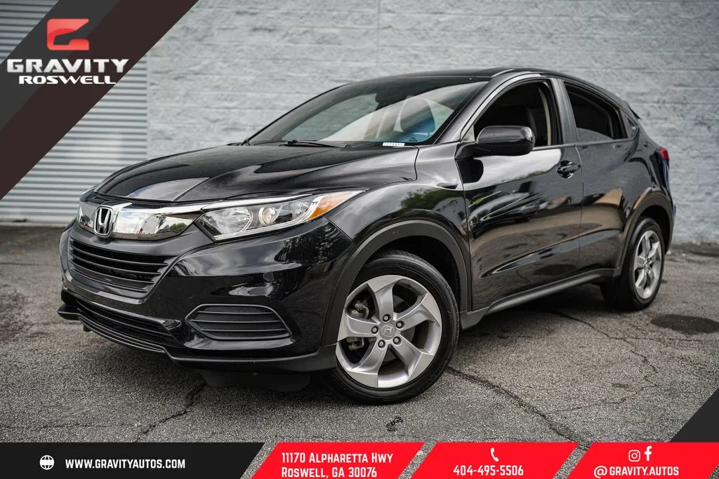 Black 2022 Honda HR-V LX for sale in Roswell, GA