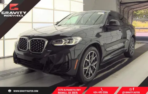 Black 2022 BMW X4 xDrive30i for sale in Roswell, GA