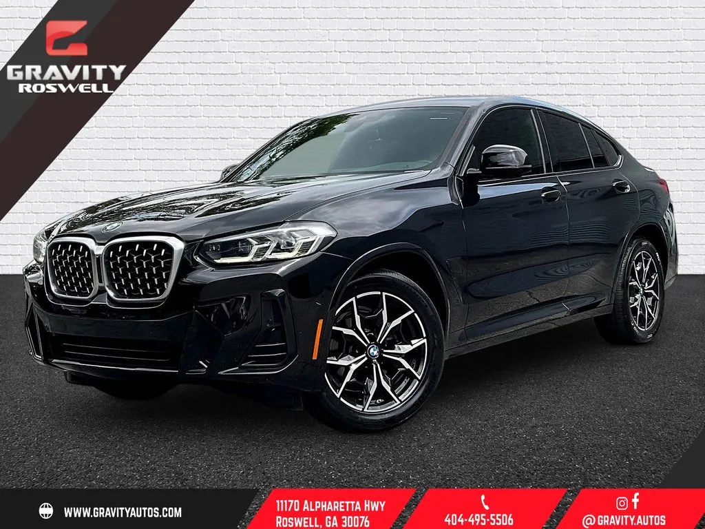 Black 2022 BMW X4 xDrive30i for sale in Roswell, GA