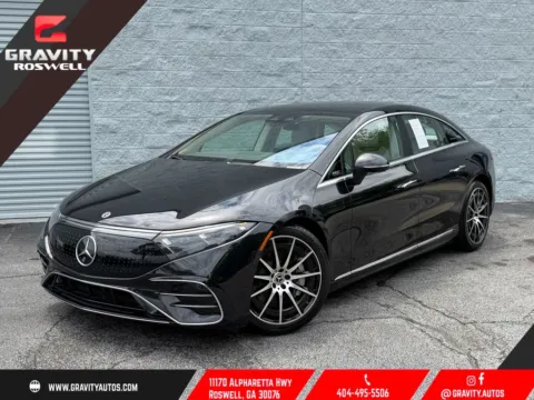Black 2023 Mercedes-Benz EQS 450 for sale in Roswell, GA