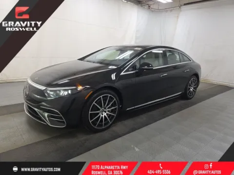 Black 2023 Mercedes-Benz EQS 450 for sale in Roswell, GA