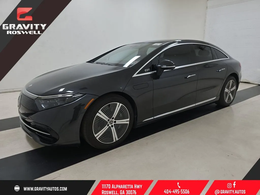 Black 2023 Mercedes-Benz EQS 450 for sale in Roswell, GA