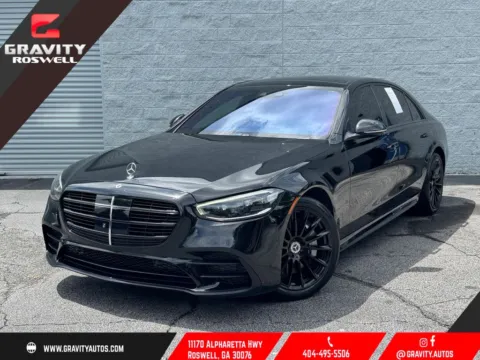 Black 2022 Mercedes-Benz S-Class S 500 for sale in Roswell, GA