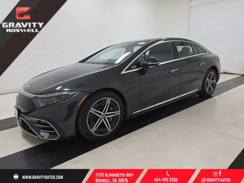 Black 2023 Mercedes-Benz EQS 450 for sale in Roswell, GA