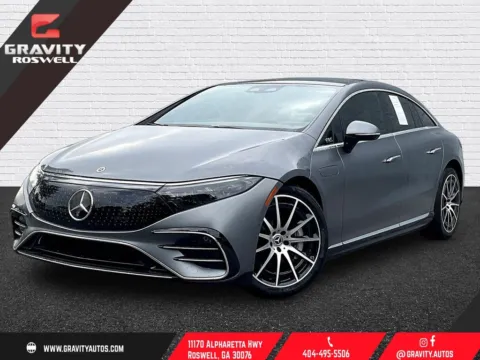 Gray 2023 Mercedes-Benz EQS 450 for sale in Roswell, GA
