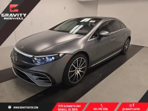Black 2023 Mercedes-Benz EQS 450 for sale in Roswell, GA