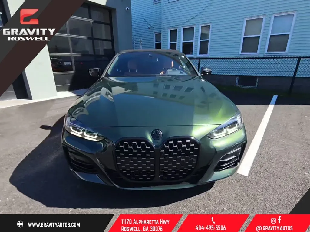 Green 2022 BMW 4 Series M440i xDrive for sale in Roswell, GA