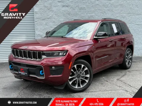 Red 2023 Jeep Grand Cherokee Overland 4xe for sale in Roswell, GA
