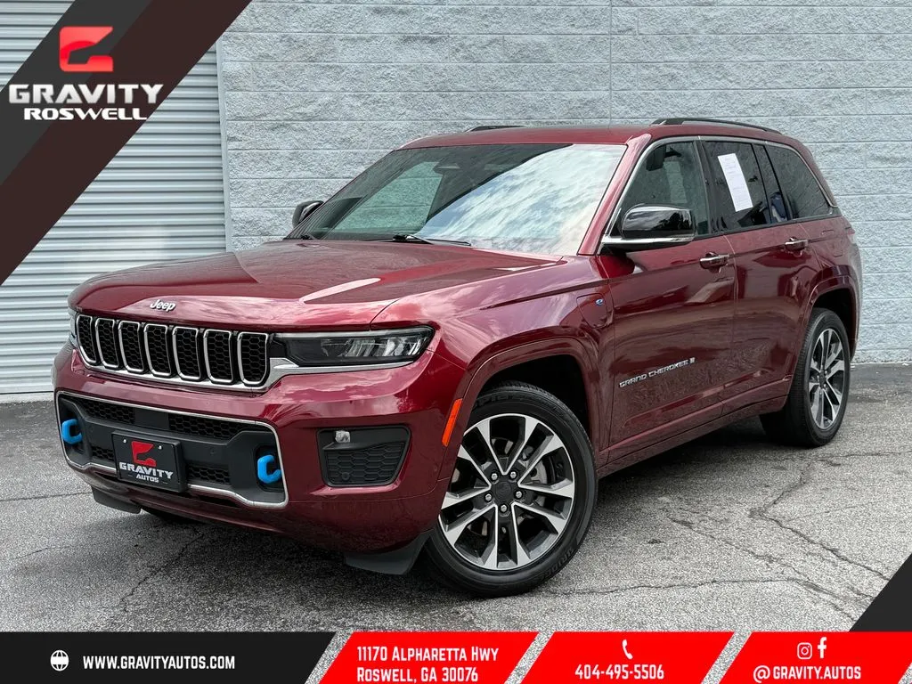 Red 2023 Jeep Grand Cherokee Overland 4xe for sale in Roswell, GA