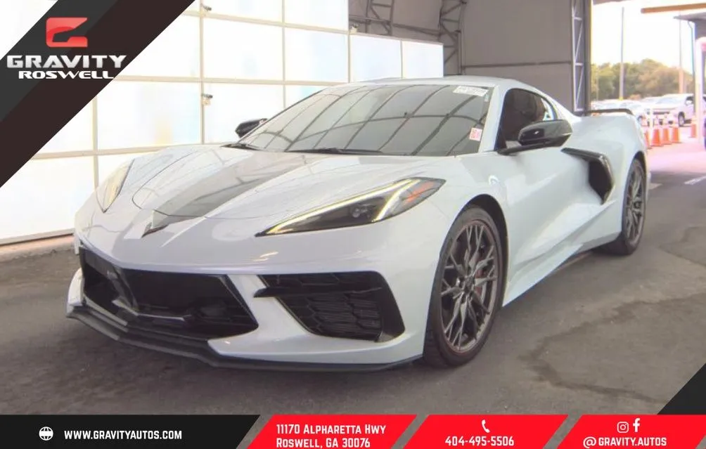 White 2023 Chevrolet Corvette Stingray for sale in Roswell, GA