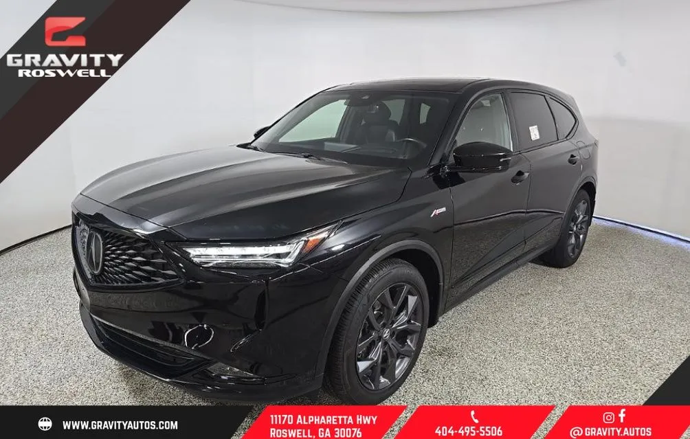 Black 2024 Acura MDX A-Spec for sale in Roswell, GA