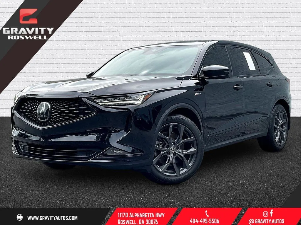 Black 2024 Acura MDX A-Spec for sale in Roswell, GA