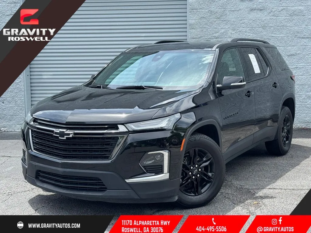 Black 2023 Chevrolet Traverse LT for sale in Roswell, GA
