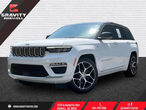 White 2023 Jeep Grand Cherokee Summit Reserve 4xe for sale in Roswell, GA