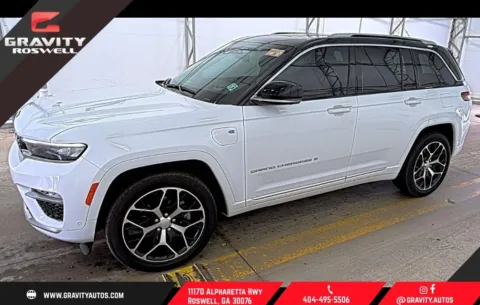 White 2023 Jeep Grand Cherokee Summit Reserve 4xe for sale in Roswell, GA