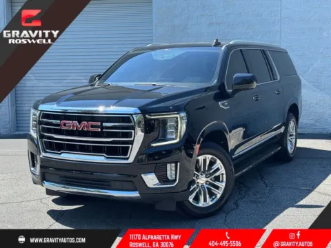 Black 2021 GMC Yukon XL SLT for sale in Roswell, GA