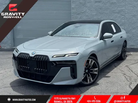 Gray 2023 BMW 7 Series 740i for sale in Roswell, GA