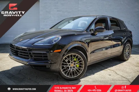 Black 2023 Porsche Cayenne E-Hybrid Platinum Edition for sale in Roswell, GA
