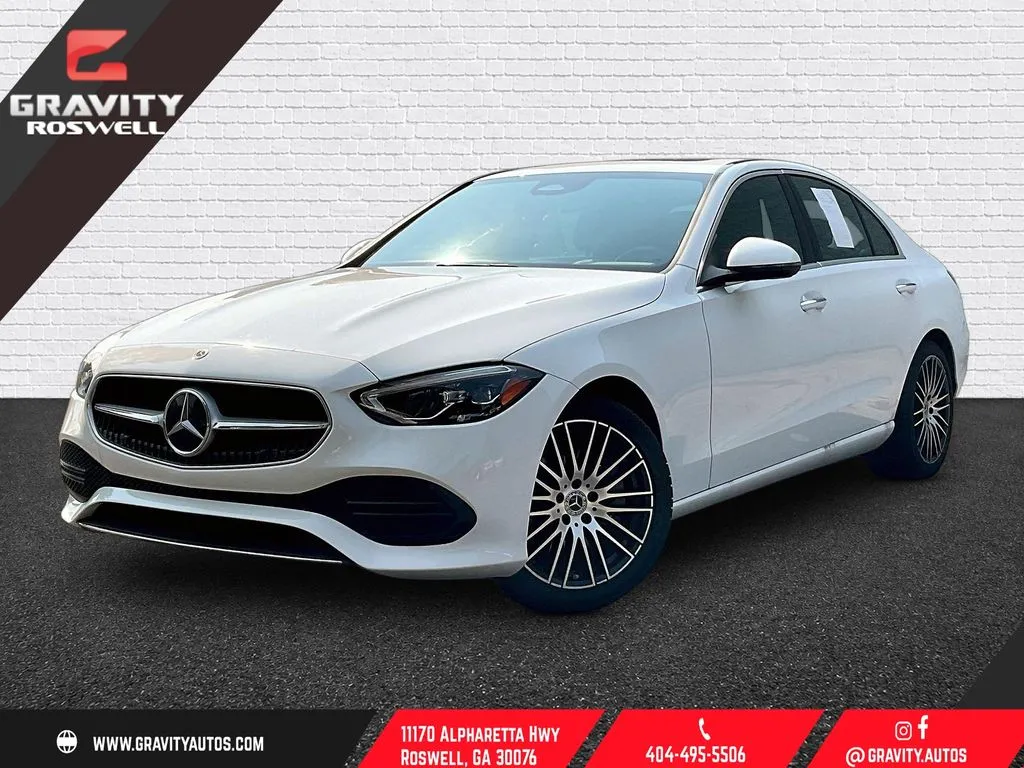 White 2023 Mercedes-Benz C-Class C 300 for sale in Roswell, GA