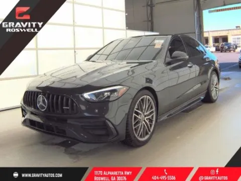 Gray 2023 Mercedes-Benz C-Class C 43 AMG for sale in Roswell, GA