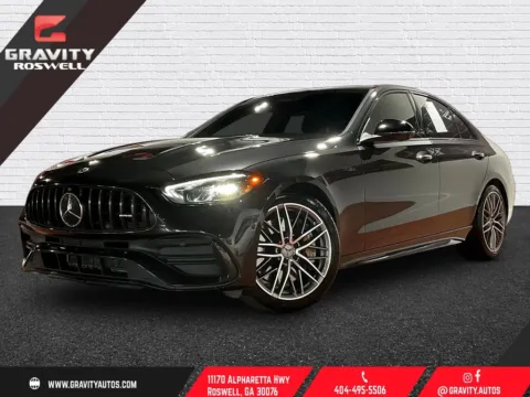 Gray 2023 Mercedes-Benz C-Class C 43 AMG for sale in Roswell, GA