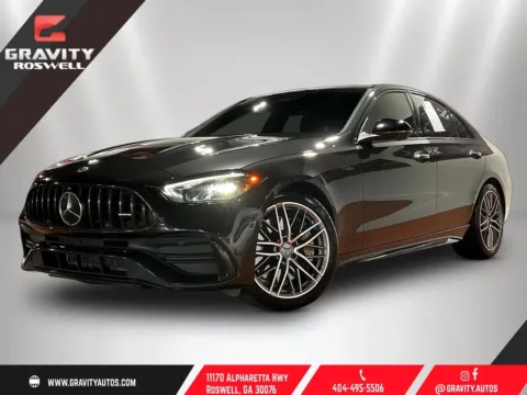 Gray 2023 Mercedes-Benz C-Class C 43 AMG for sale in Roswell, GA