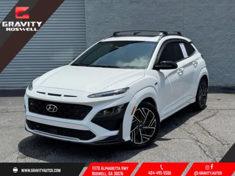 White 2022 Hyundai Kona N Line for sale in Roswell, GA