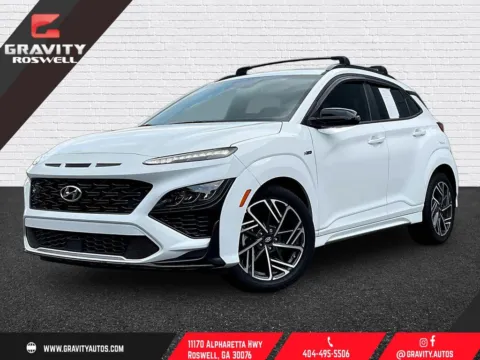 White 2022 Hyundai Kona N Line for sale in Roswell, GA