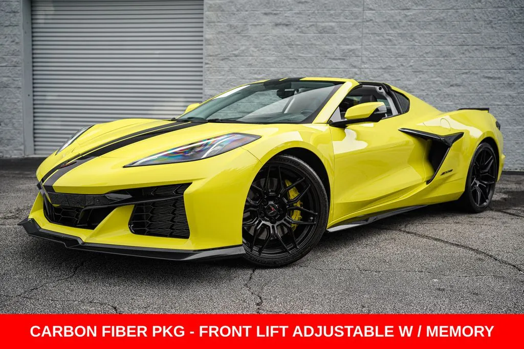 Yellow 2023 Chevrolet Corvette Z06 for sale in Roswell, GA