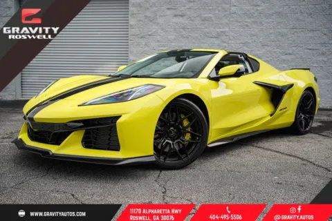 Yellow 2023 Chevrolet Corvette Z06 for sale in Roswell, GA