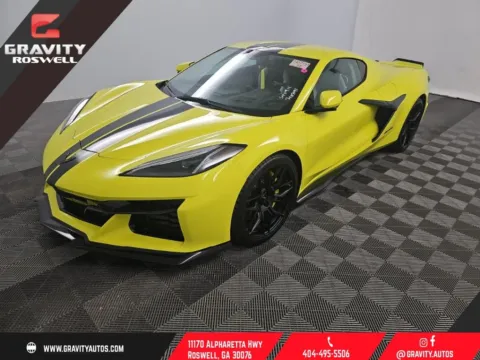 Yellow 2023 Chevrolet Corvette Z06 for sale in Roswell, GA