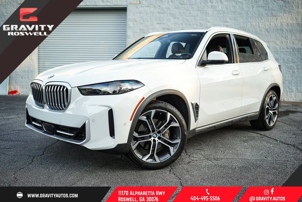 White 2024 BMW X5 sDrive40i for sale in Roswell, GA