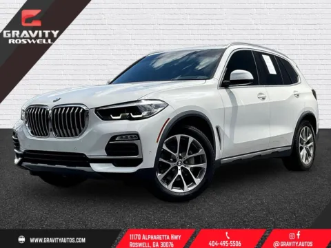 White 2021 BMW X5 sDrive40i for sale in Roswell, GA