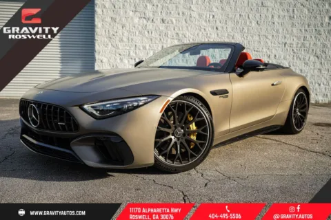 Gray 2022 Mercedes-Benz SL-Class SL 63 AMG for sale in Roswell, GA