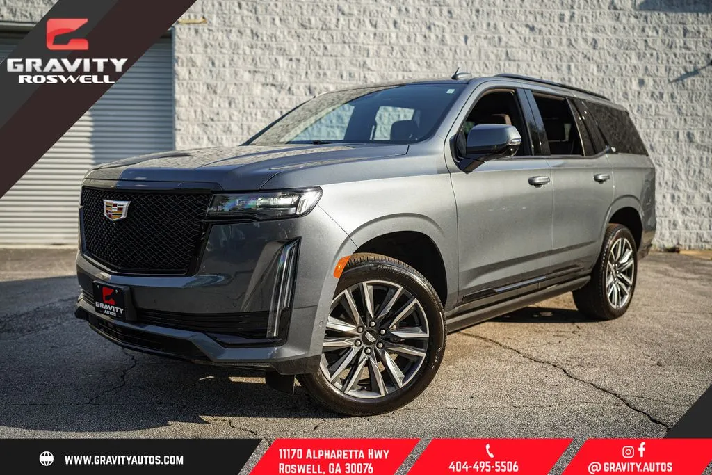 Gray 2021 Cadillac Escalade Sport for sale in Roswell, GA