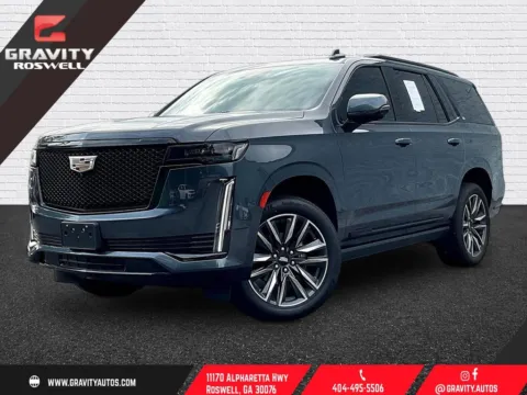 Gray 2021 Cadillac Escalade Sport for sale in Roswell, GA
