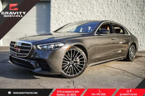 Gray 2022 Mercedes-Benz S-Class S 500 for sale in Roswell, GA