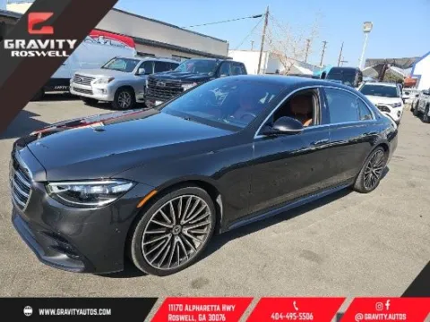 Gray 2022 Mercedes-Benz S-Class S 500 for sale in Roswell, GA