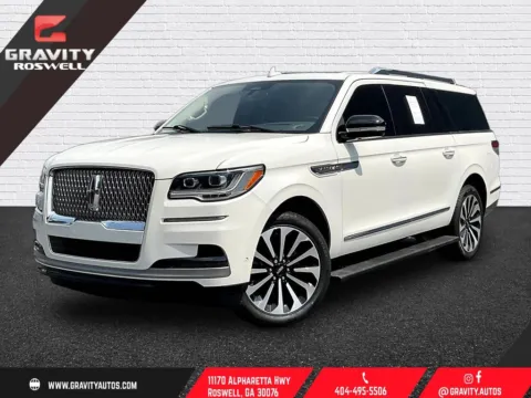 White 2023 Lincoln Navigator L Reserve for sale in Roswell, GA