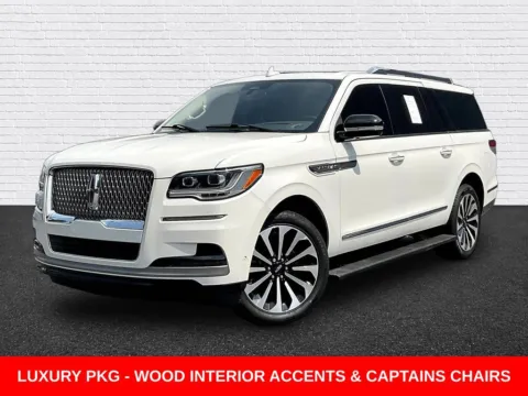 White 2023 Lincoln Navigator L Reserve for sale in Roswell, GA