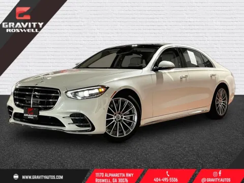 White 2022 Mercedes-Benz S-Class S 500 for sale in Roswell, GA
